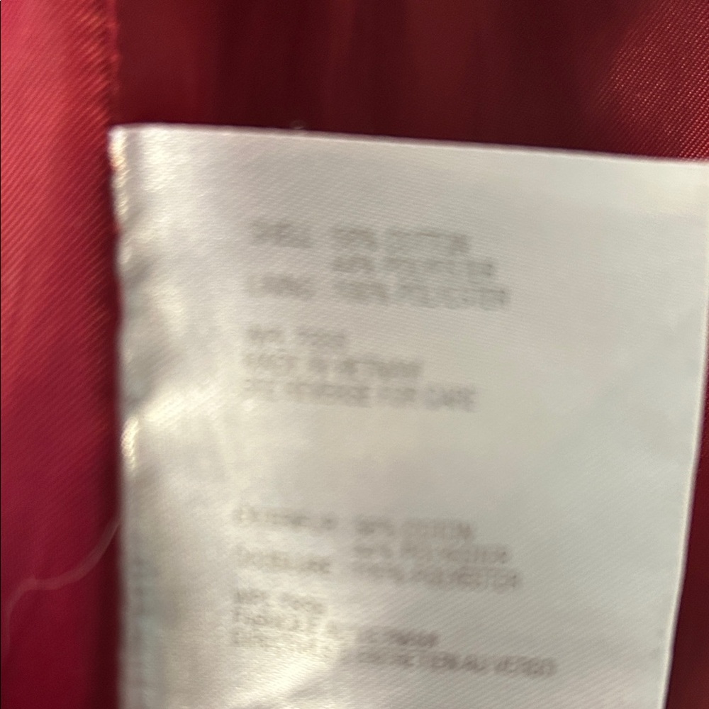 MICHAEL Michael Kors Red Double-Breasted Trench Coat with Belt - Picture 8 of 9